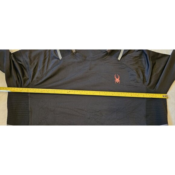SPYDER ACTIVE Thermal Pullover Long Sleeve SIZE XL Black ProWeb Base Layer - Picture 9 of 11